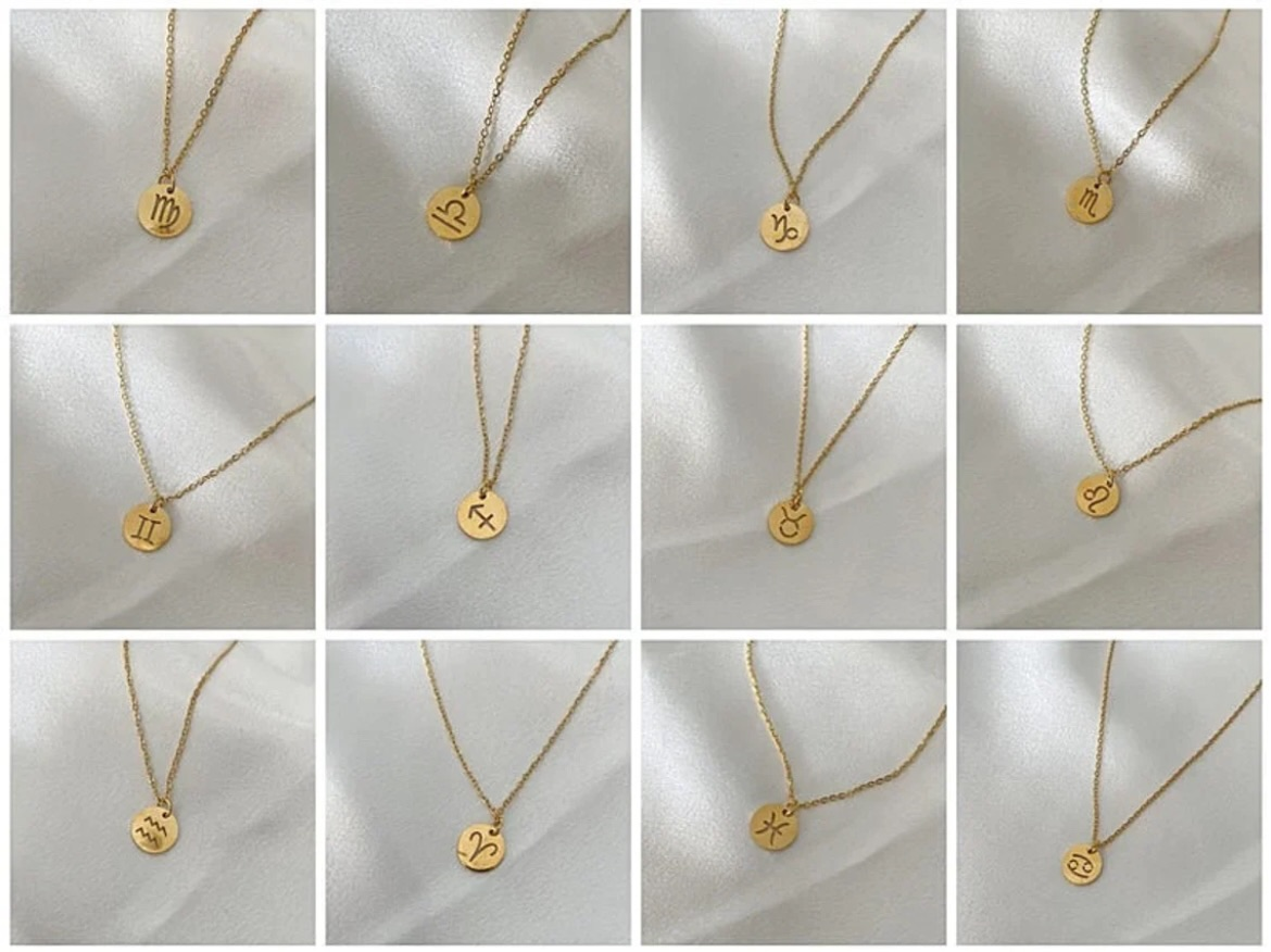18" Gold Zodiac Necklace