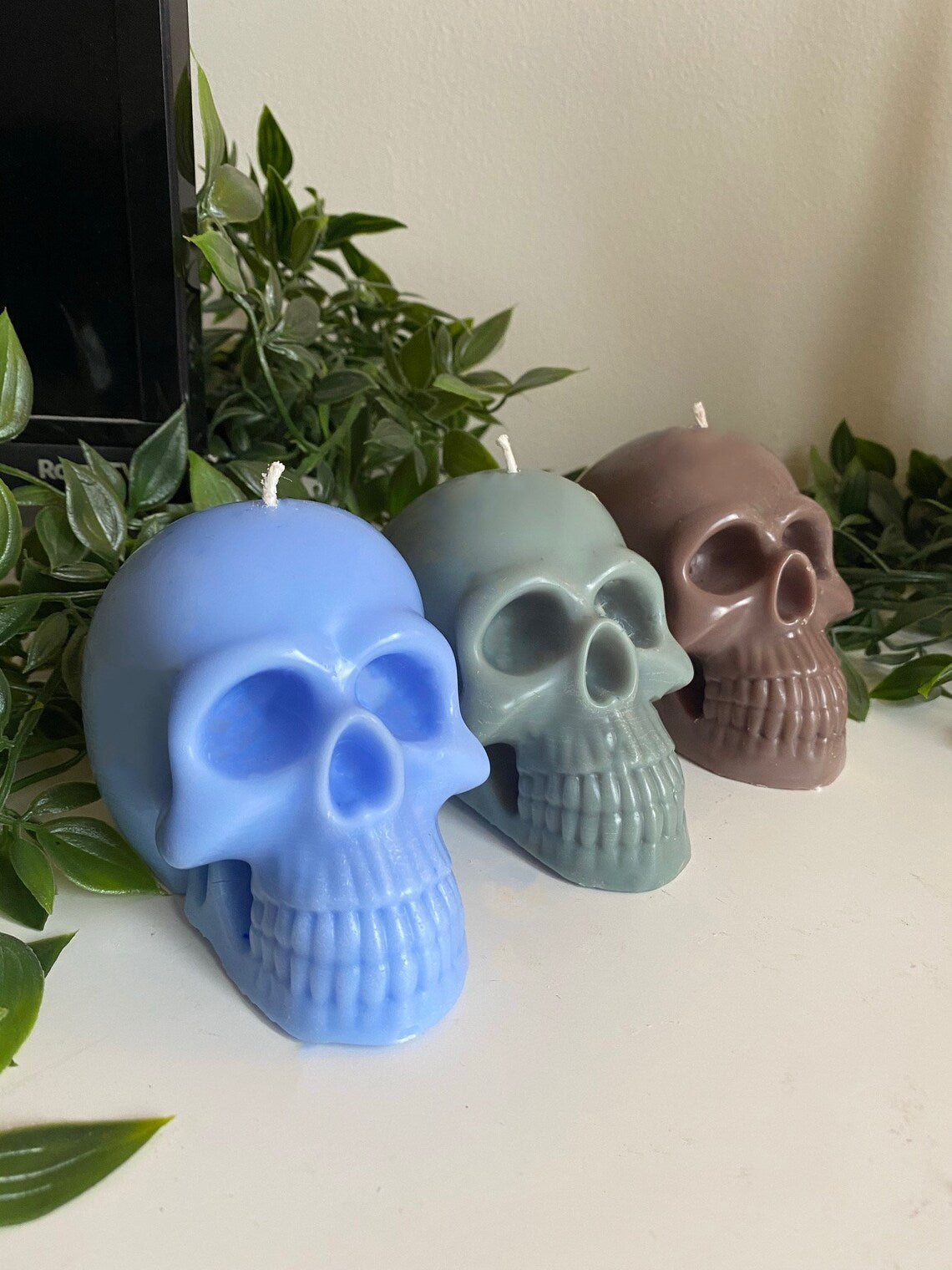 Skull Shaped Soy Wax Blend Candle
