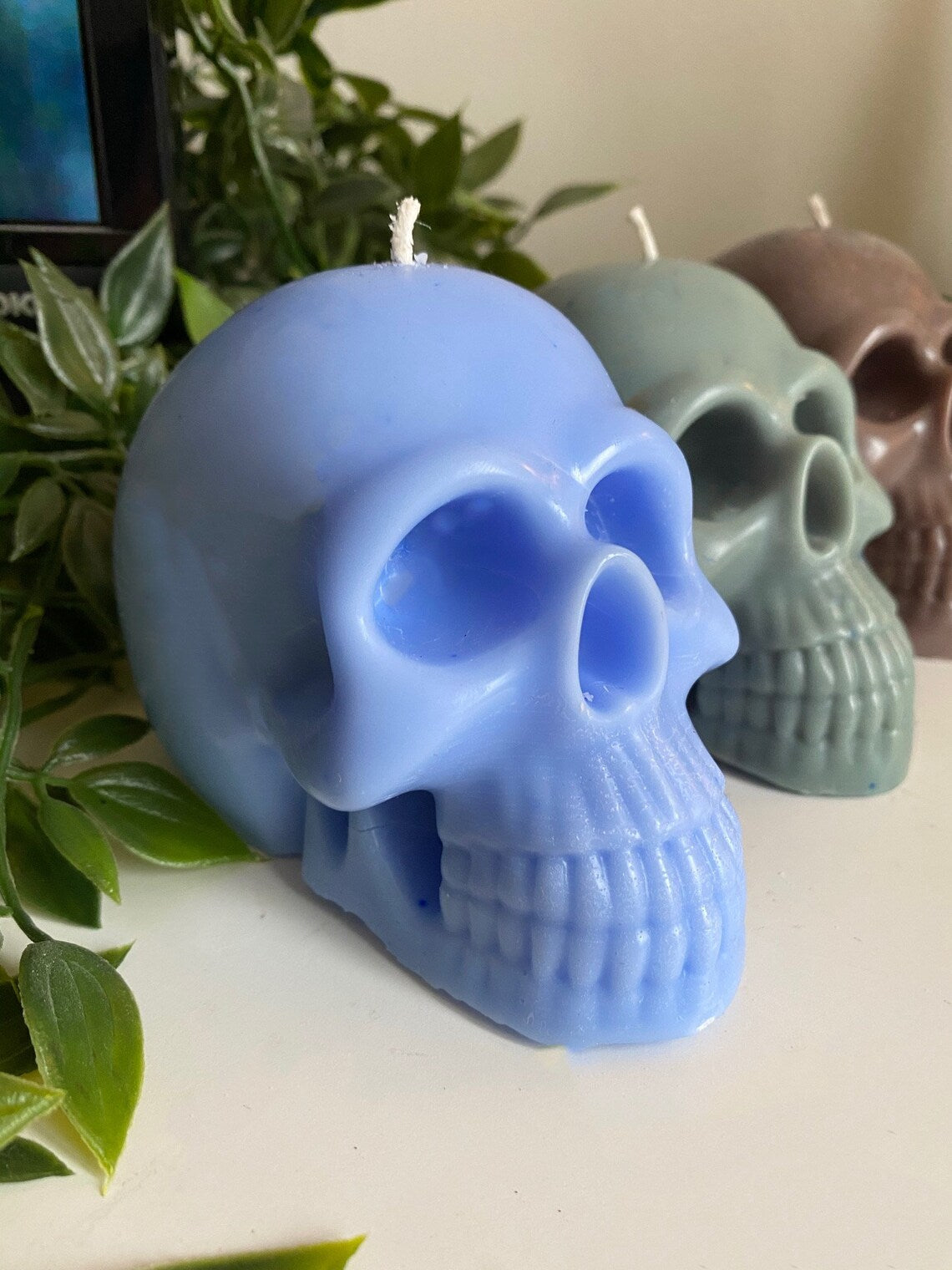 Skull Shaped Soy Wax Blend Candle