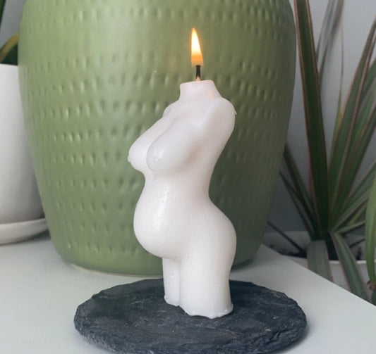 God is a Pregnant Woman Soy Wax Blend Candle