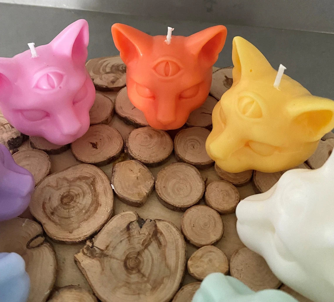 3-Eyed Cat Soy Wax Blend Candle